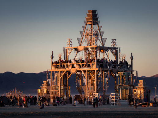 Installation at Burning Man festival by Shrine Kulturehaus Guild